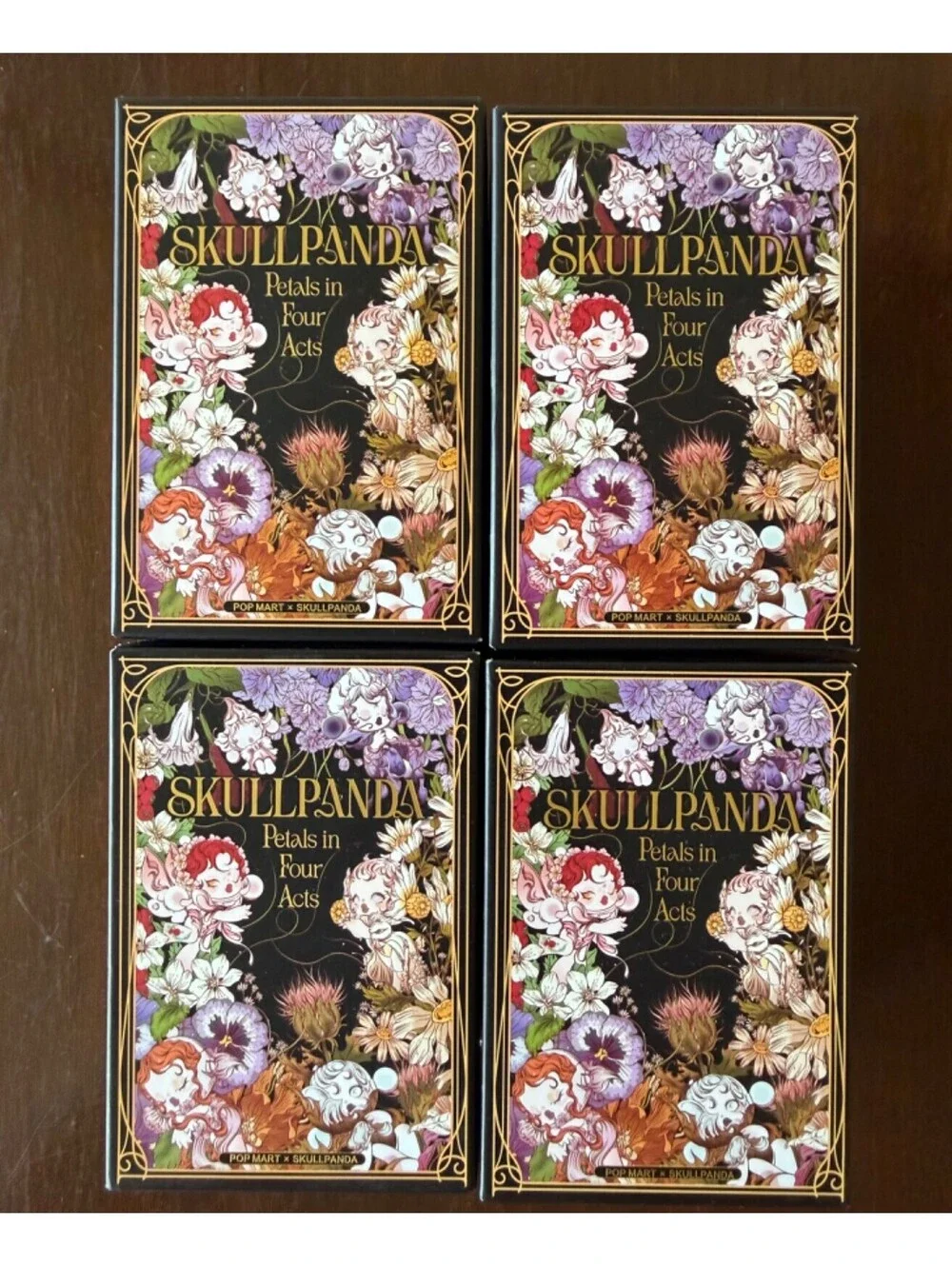 POP MART Skullpanda Petals in Four Acts Series Figure Blind Box Lot4 New SEALED